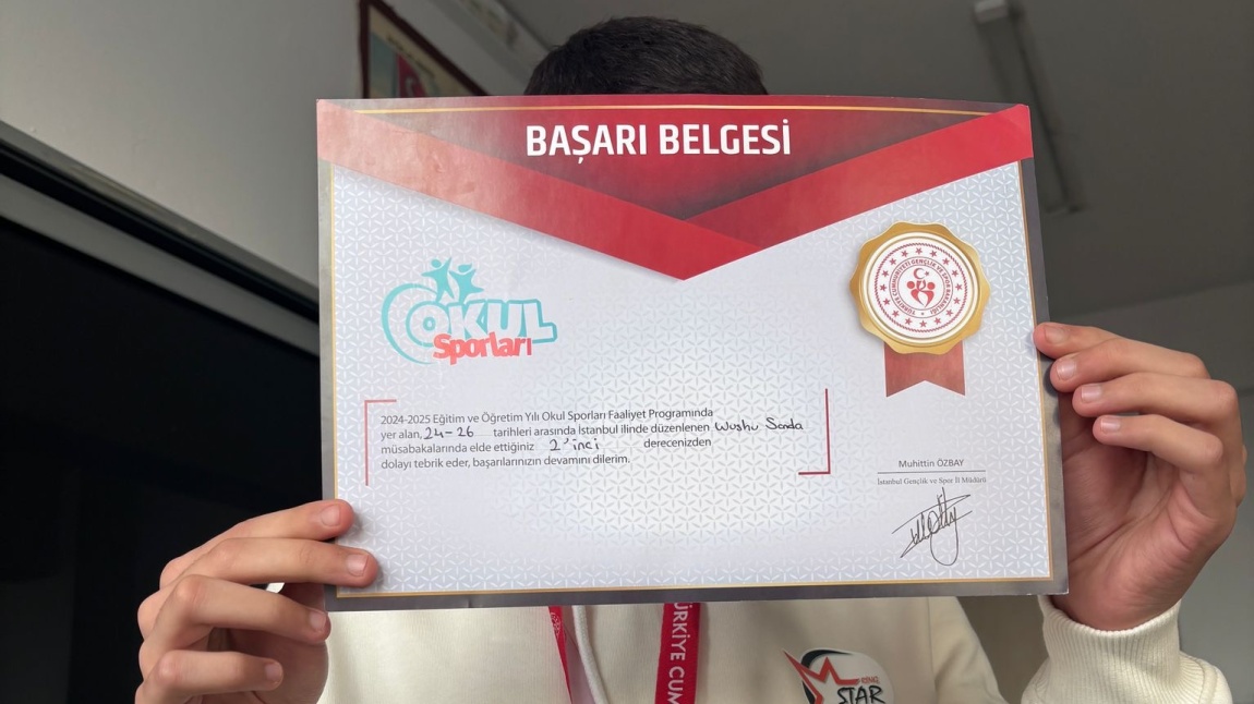 OKUL SPORLARI BAŞARI BELGESİ 